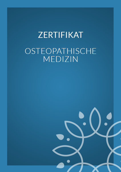 Zertifikat - Osteaopathische Medizin